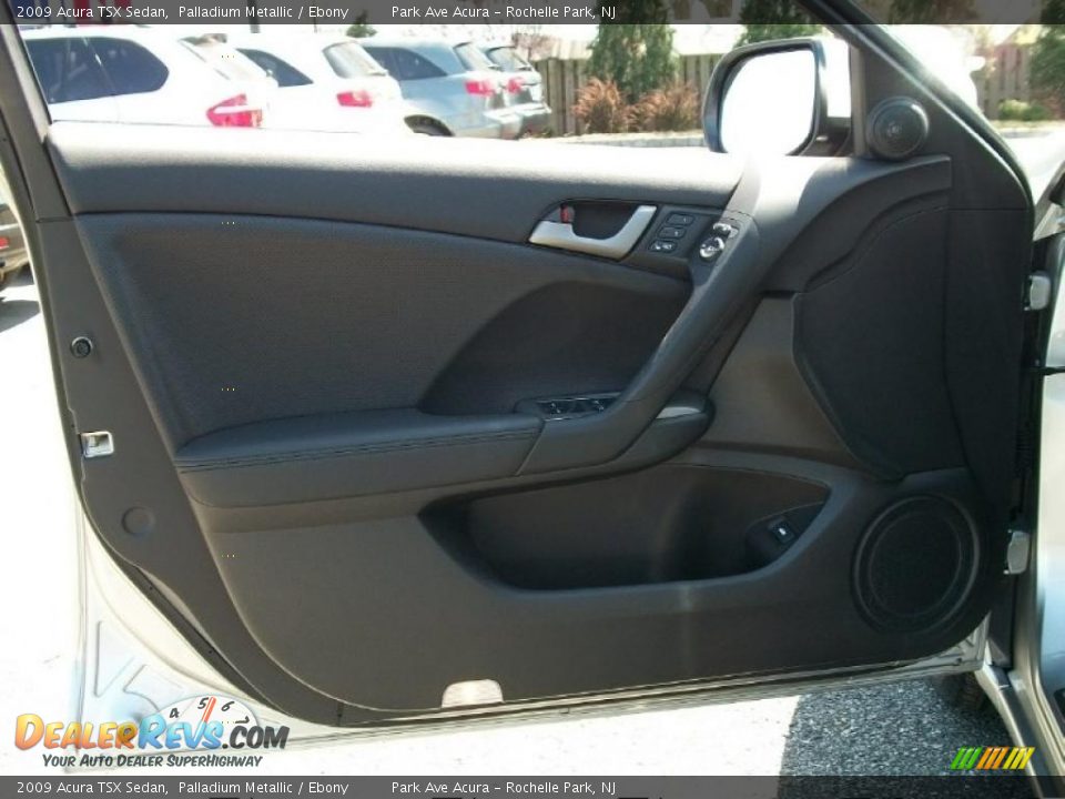 2009 Acura TSX Sedan Palladium Metallic / Ebony Photo #9