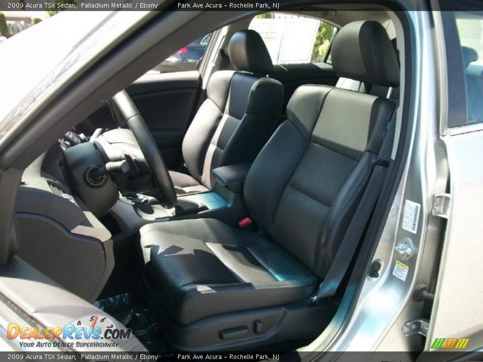 2009 Acura TSX Sedan Palladium Metallic / Ebony Photo #13