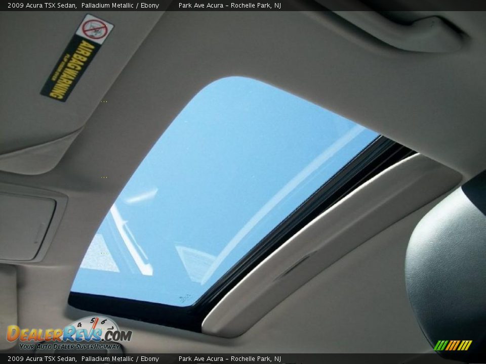 2009 Acura TSX Sedan Palladium Metallic / Ebony Photo #21