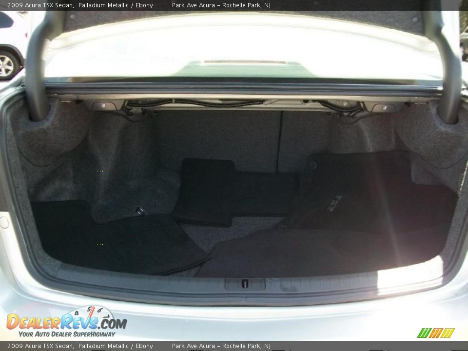 2009 Acura TSX Sedan Palladium Metallic / Ebony Photo #22