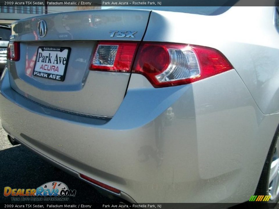 2009 Acura TSX Sedan Palladium Metallic / Ebony Photo #23