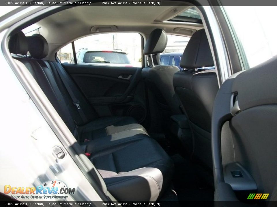 2009 Acura TSX Sedan Palladium Metallic / Ebony Photo #25