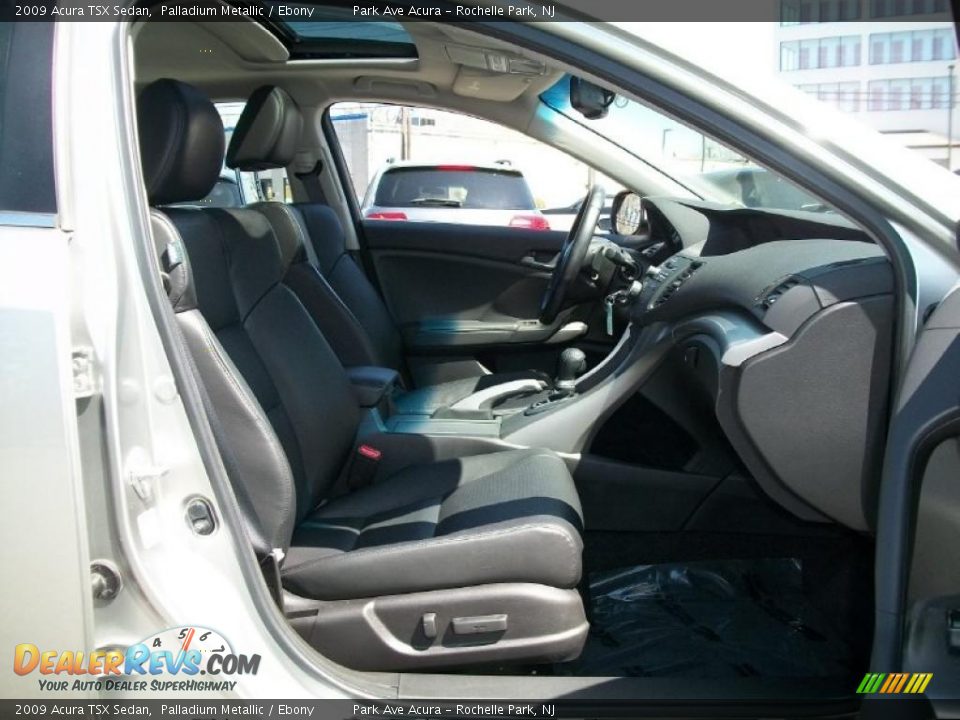 2009 Acura TSX Sedan Palladium Metallic / Ebony Photo #29
