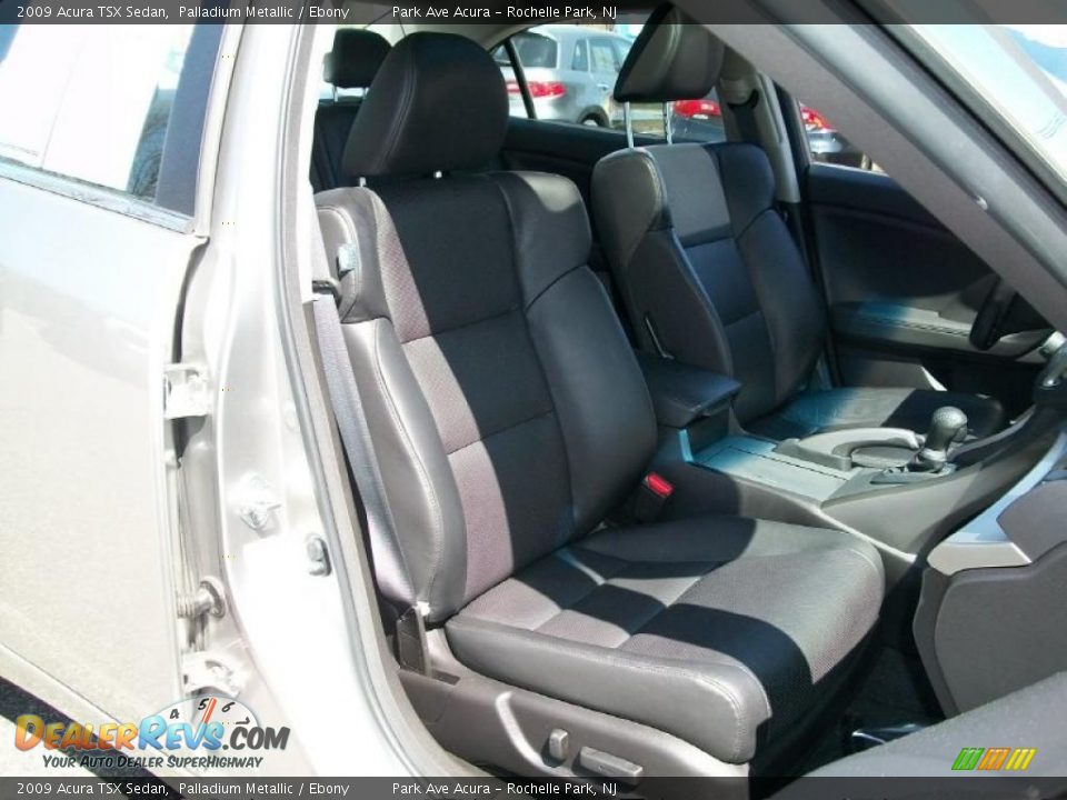 2009 Acura TSX Sedan Palladium Metallic / Ebony Photo #30