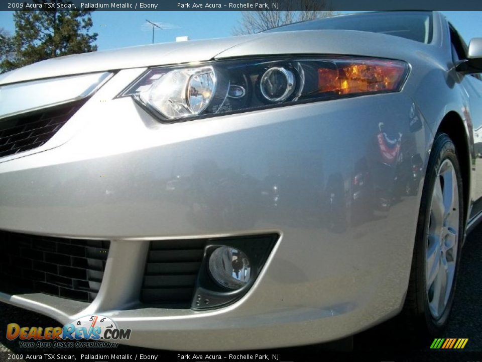 2009 Acura TSX Sedan Palladium Metallic / Ebony Photo #32