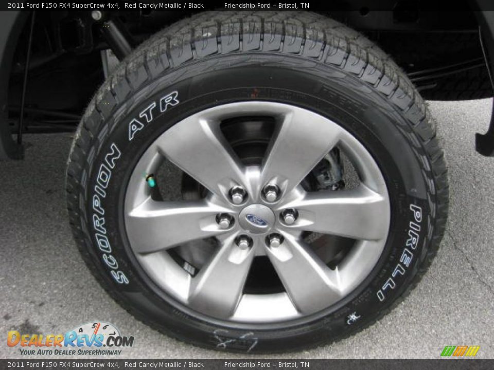 2011 Ford F150 FX4 SuperCrew 4x4 Wheel Photo #9
