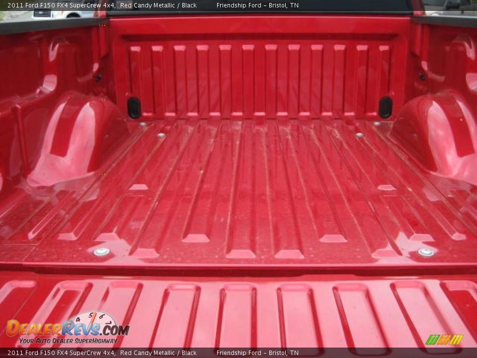 2011 Ford F150 FX4 SuperCrew 4x4 Red Candy Metallic / Black Photo #10
