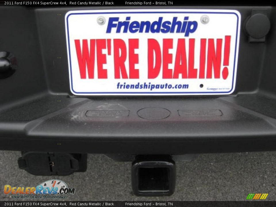 2011 Ford F150 FX4 SuperCrew 4x4 Red Candy Metallic / Black Photo #11