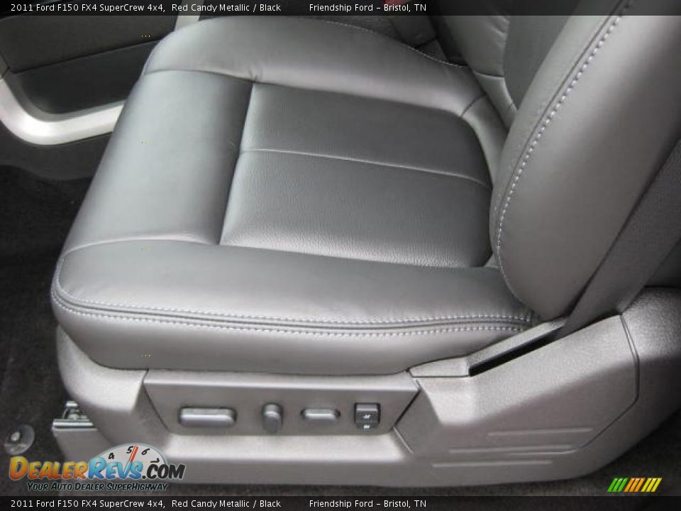 Black Interior - 2011 Ford F150 FX4 SuperCrew 4x4 Photo #13