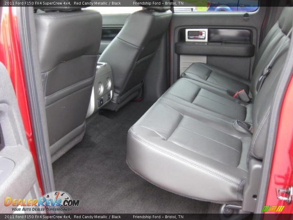 Black Interior - 2011 Ford F150 FX4 SuperCrew 4x4 Photo #15