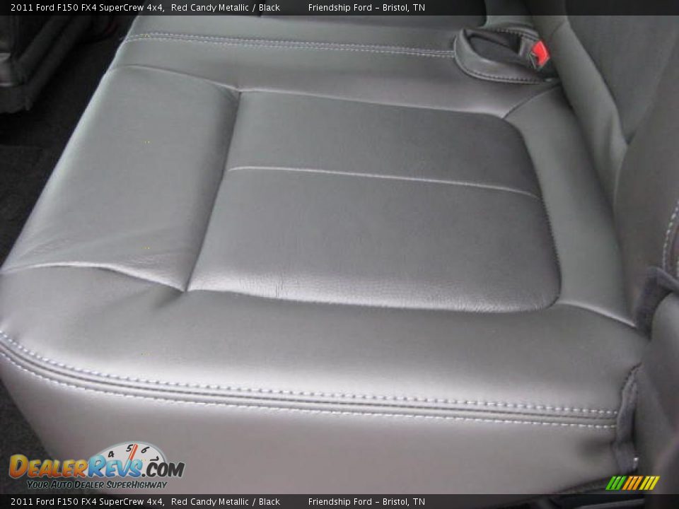 2011 Ford F150 FX4 SuperCrew 4x4 Red Candy Metallic / Black Photo #16