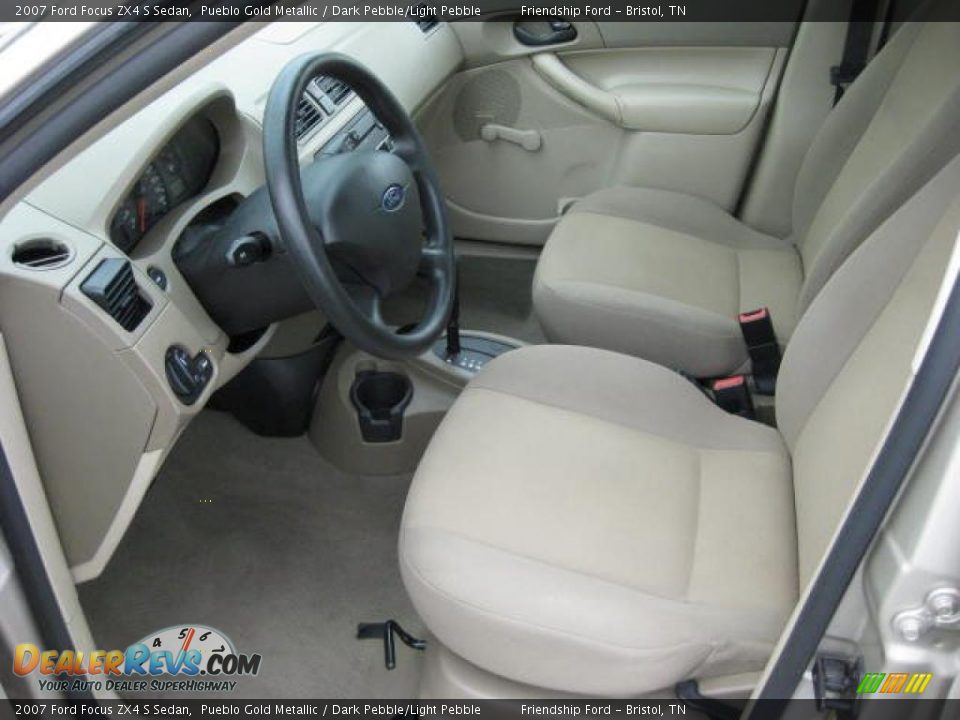 Dark Pebble/Light Pebble Interior - 2007 Ford Focus ZX4 S Sedan Photo #11