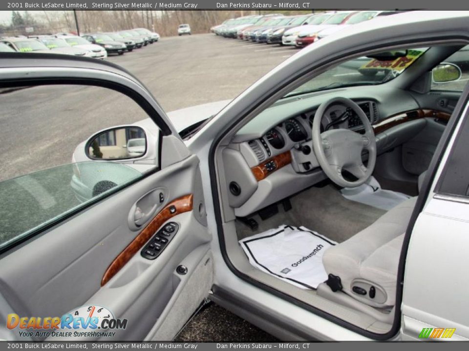Medium Gray Interior - 2001 Buick LeSabre Limited Photo #11