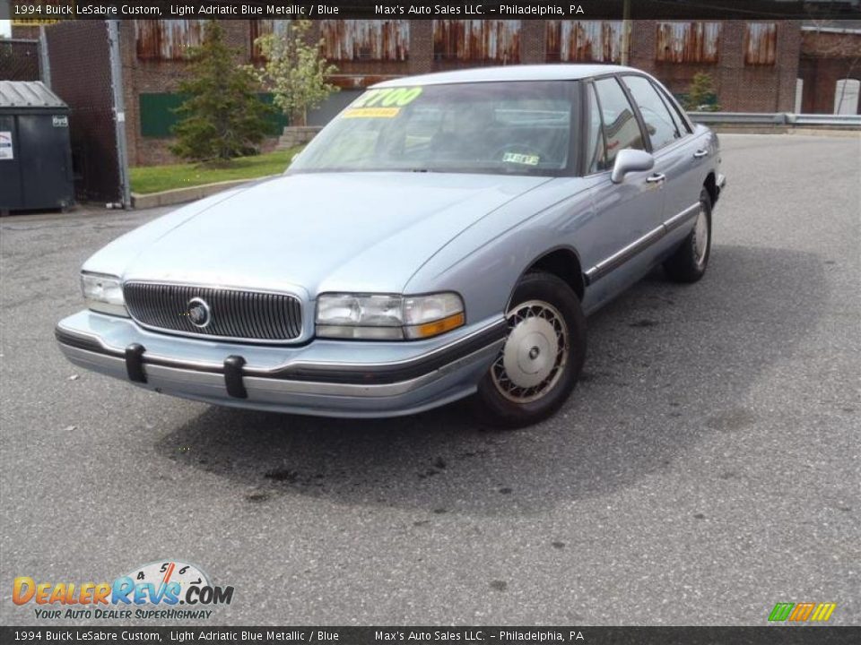 1994 Buick LeSabre Custom Light Adriatic Blue Metallic / Blue Photo #2