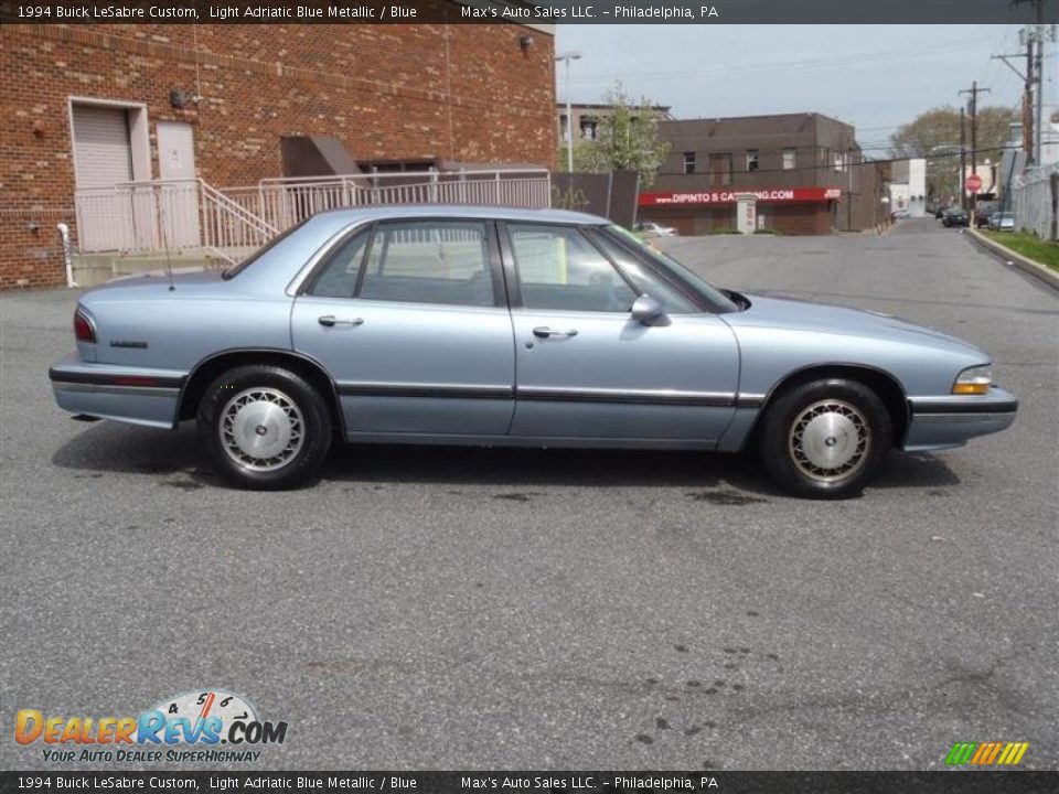 Light Adriatic Blue Metallic 1994 Buick LeSabre Custom Photo #3