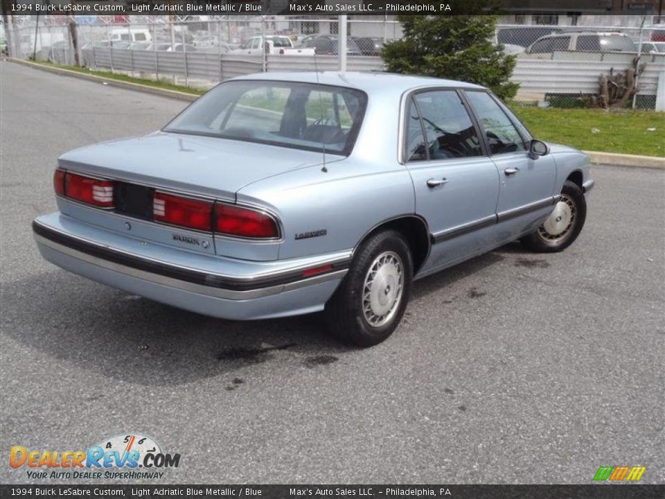 1994 Buick LeSabre Custom Light Adriatic Blue Metallic / Blue Photo #4