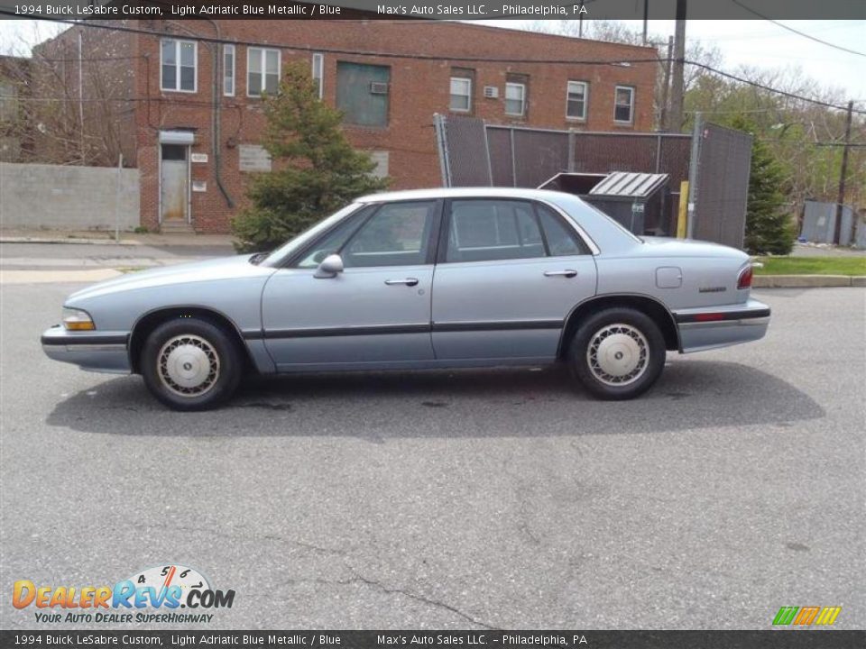 1994 Buick LeSabre Custom Light Adriatic Blue Metallic / Blue Photo #9