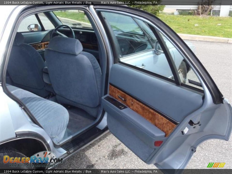 1994 Buick LeSabre Custom Light Adriatic Blue Metallic / Blue Photo #16