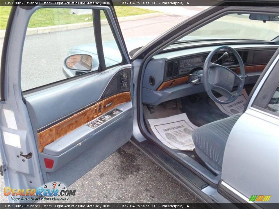 1994 Buick LeSabre Custom Light Adriatic Blue Metallic / Blue Photo #28