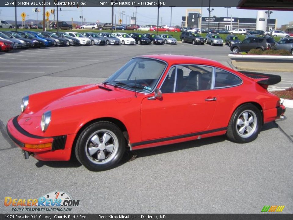 Guards Red 1974 Porsche 911 Coupe Photo #2