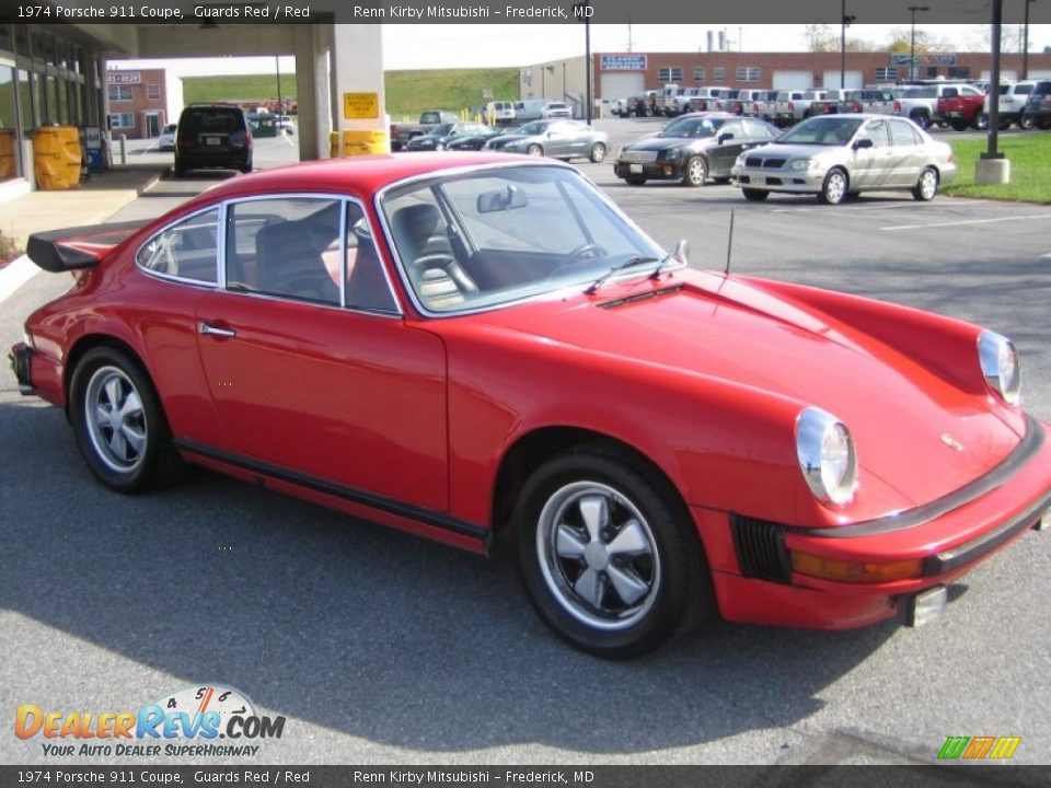 1974 Porsche 911 Coupe Guards Red / Red Photo #6