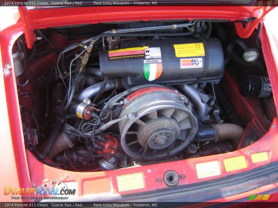 1974 Porsche 911 Coupe 2.7 Liter Flat 6 Cylinder Engine Photo #22