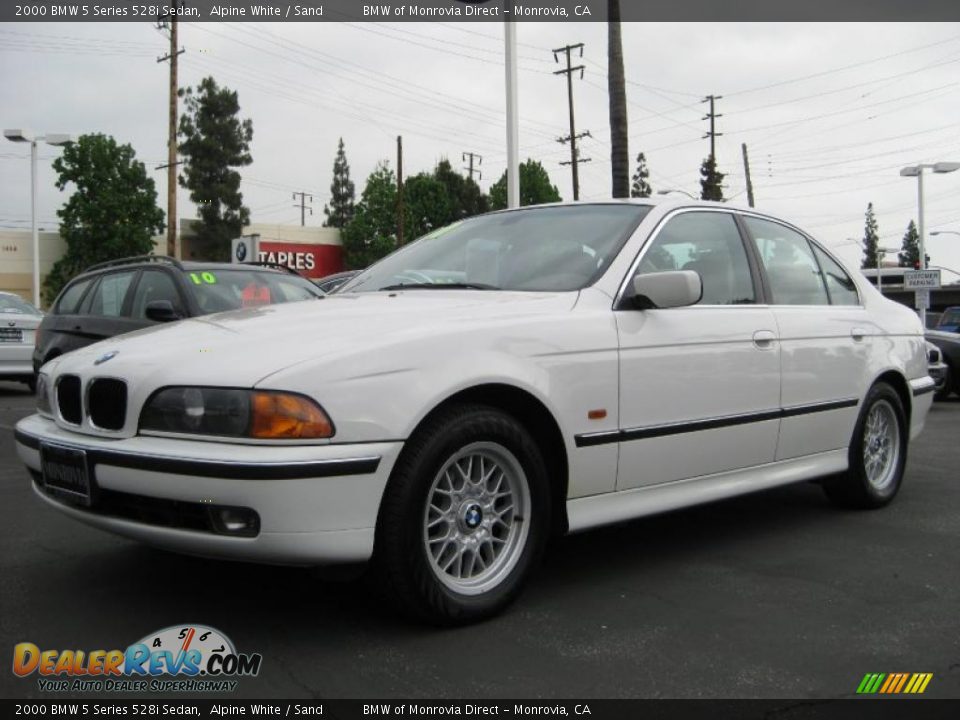 2000 BMW 5 Series 528i Sedan Alpine White / Sand Photo #1