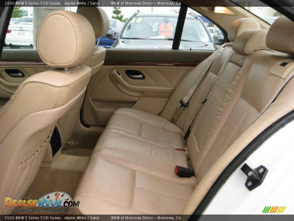 Sand Interior - 2000 BMW 5 Series 528i Sedan Photo #7