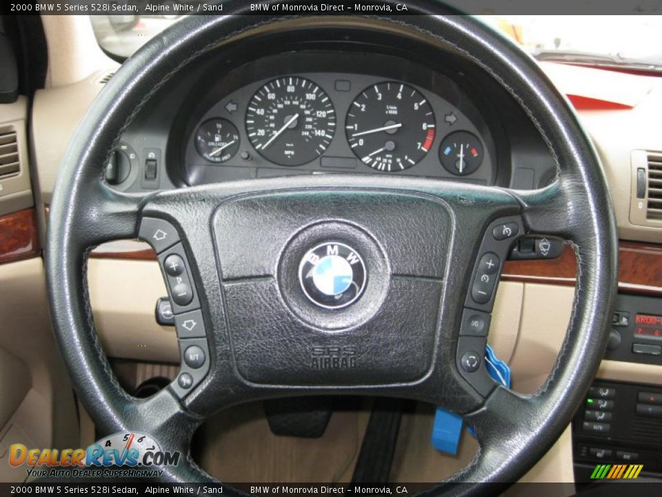 2000 BMW 5 Series 528i Sedan Steering Wheel Photo #15