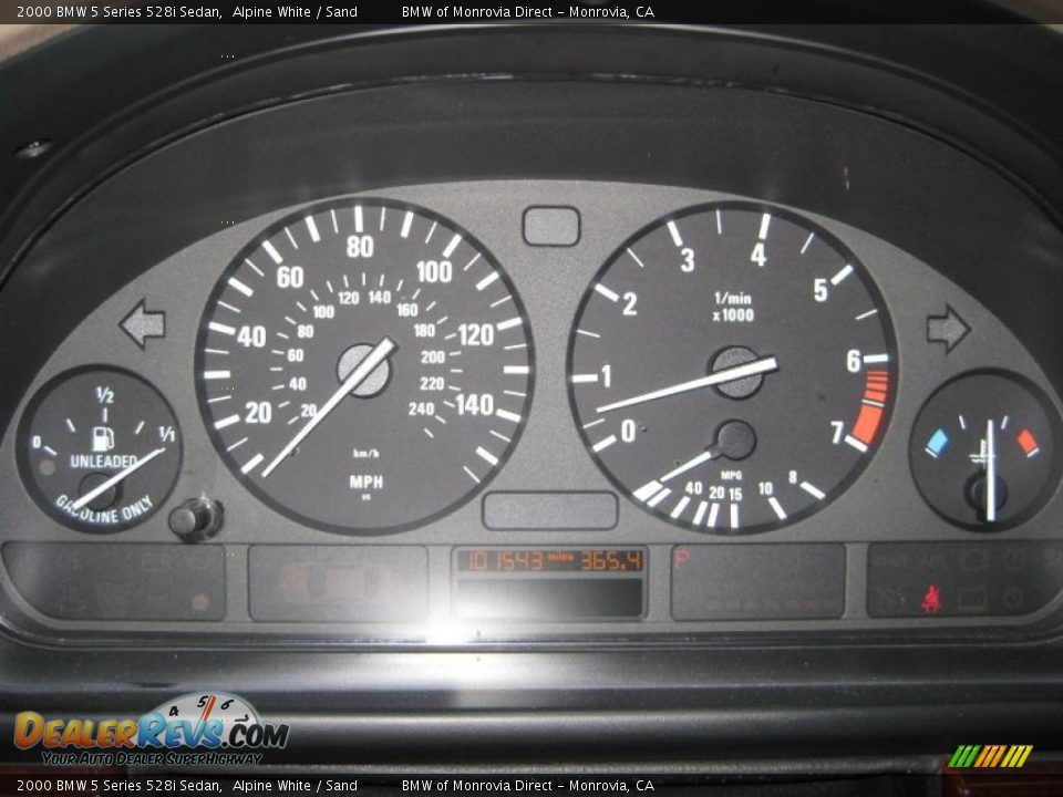 2000 BMW 5 Series 528i Sedan Gauges Photo #16