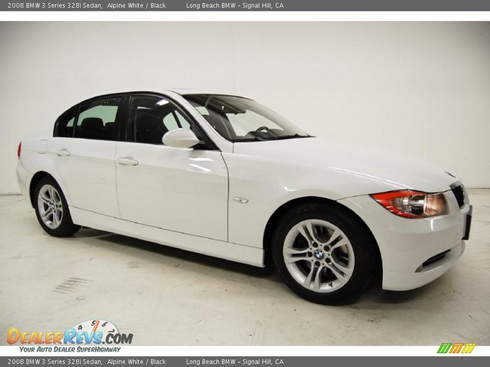 2008 BMW 3 Series 328i Sedan Alpine White / Black Photo #2
