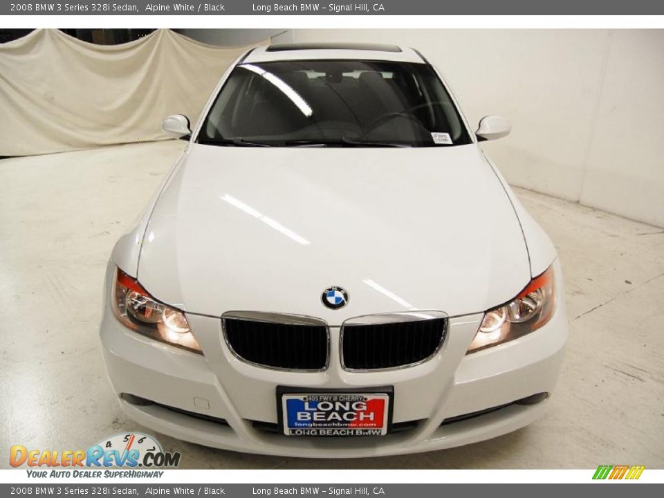 2008 BMW 3 Series 328i Sedan Alpine White / Black Photo #5