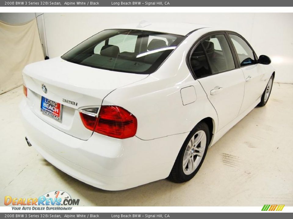 2008 BMW 3 Series 328i Sedan Alpine White / Black Photo #6