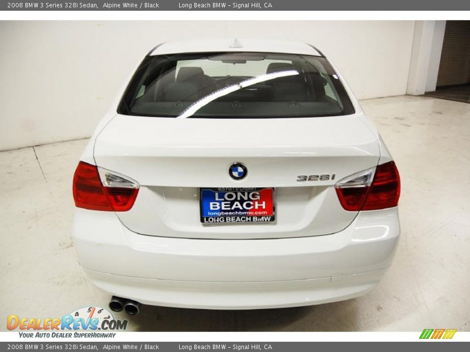 2008 BMW 3 Series 328i Sedan Alpine White / Black Photo #7