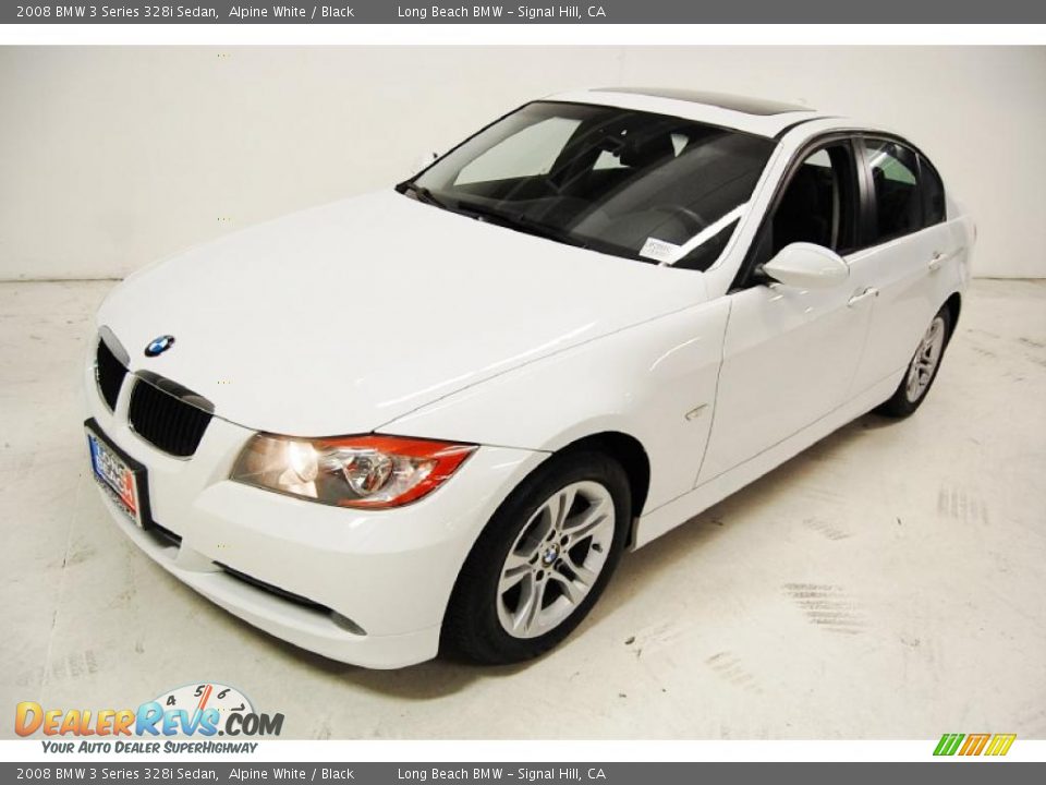 2008 BMW 3 Series 328i Sedan Alpine White / Black Photo #10