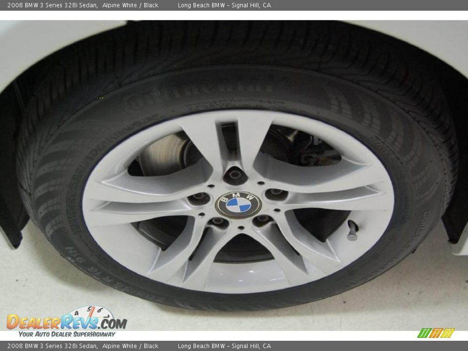 2008 BMW 3 Series 328i Sedan Alpine White / Black Photo #12