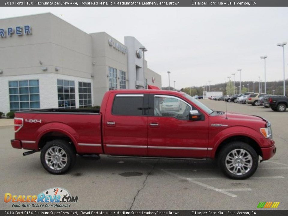 Royal Red Metallic 2010 Ford F150 Platinum SuperCrew 4x4 Photo #2