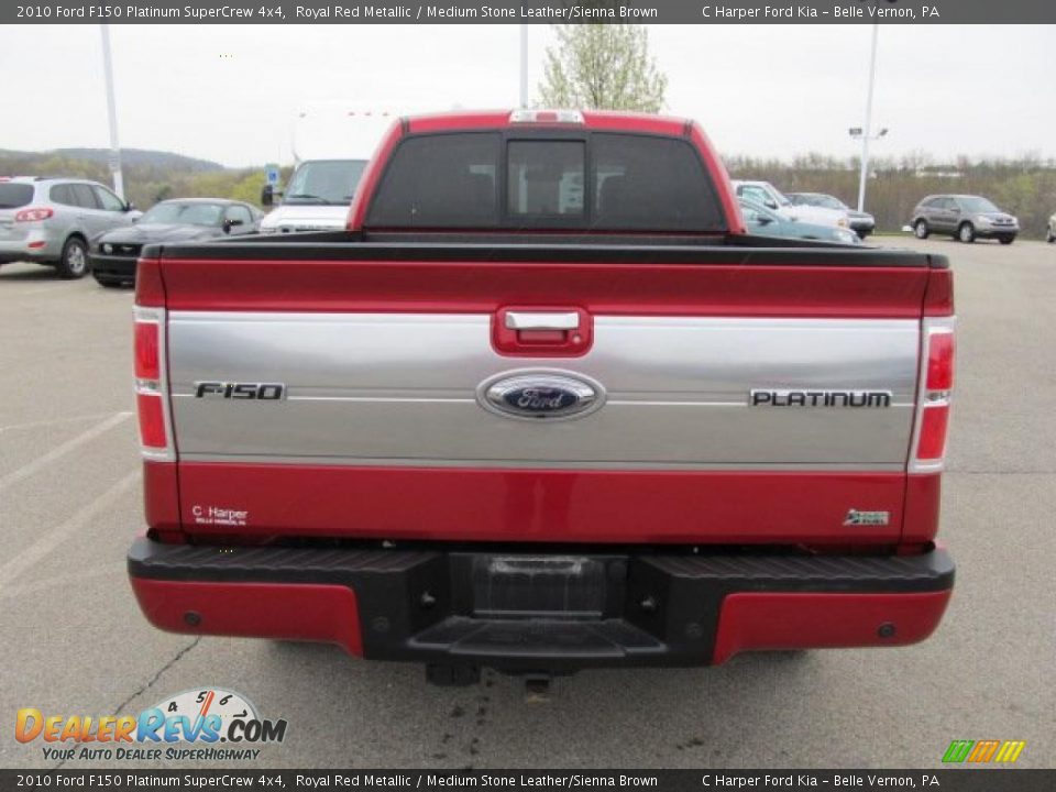 Royal Red Metallic 2010 Ford F150 Platinum SuperCrew 4x4 Photo #9