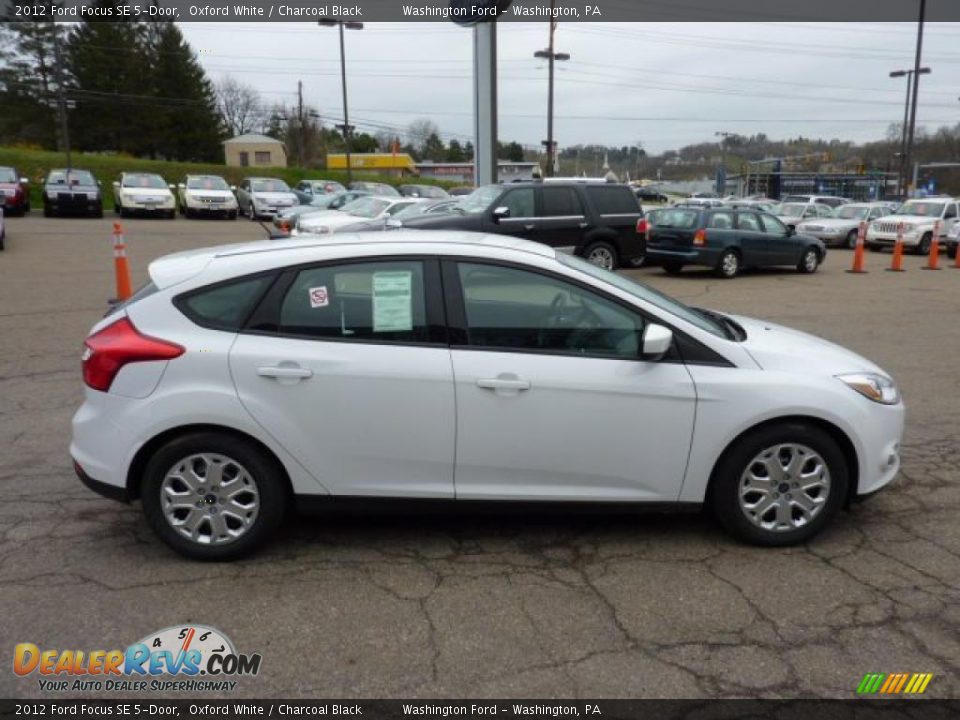 Oxford White 2012 Ford Focus SE 5-Door Photo #5