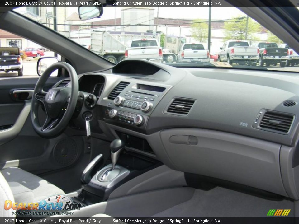 Dashboard of 2007 Honda Civic LX Coupe Photo #19