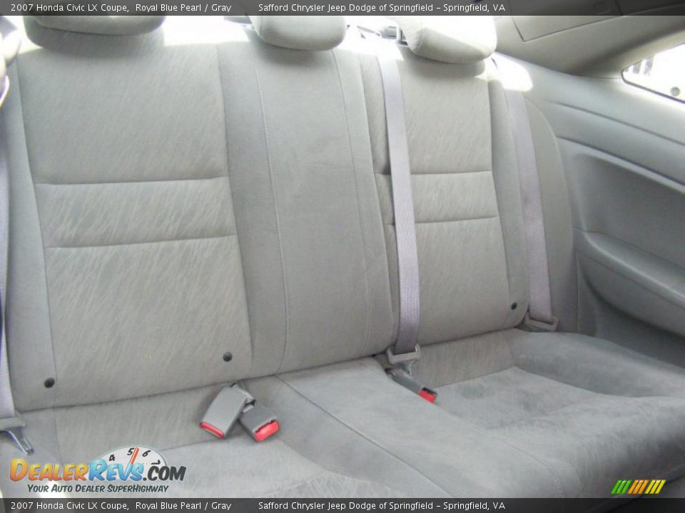 Gray Interior - 2007 Honda Civic LX Coupe Photo #22