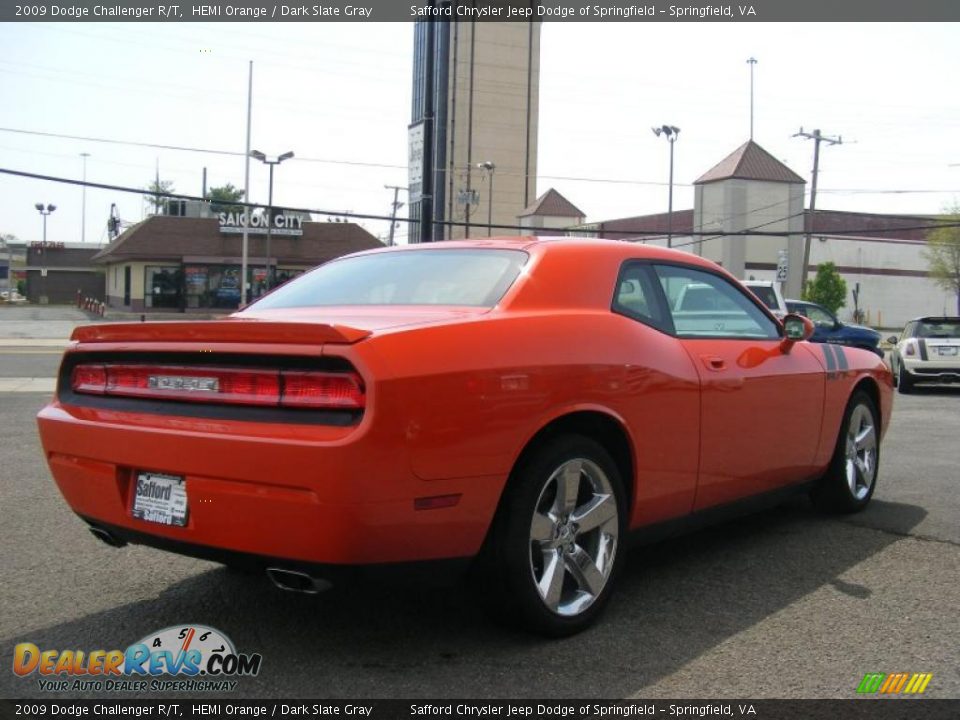 2009 Dodge Challenger R/T HEMI Orange / Dark Slate Gray Photo #5