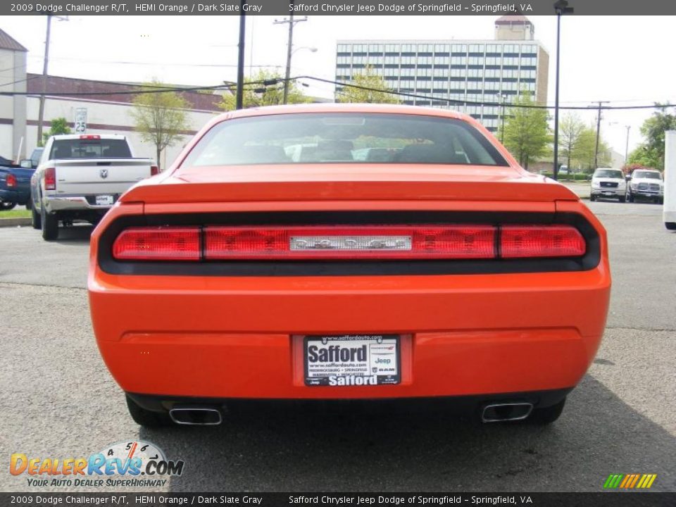 2009 Dodge Challenger R/T HEMI Orange / Dark Slate Gray Photo #6