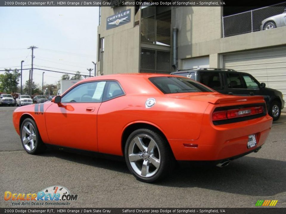 2009 Dodge Challenger R/T HEMI Orange / Dark Slate Gray Photo #7
