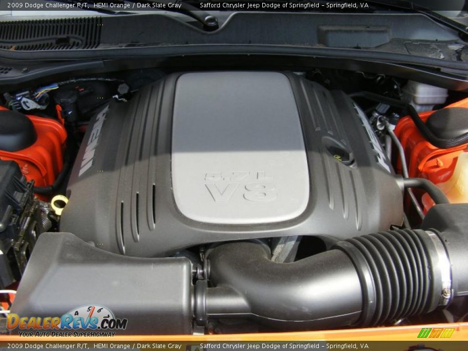 2009 Dodge Challenger R/T 5.7 Liter HEMI OHV 16-Valve MDS VVT V8 Engine Photo #11