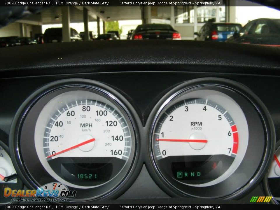 2009 Dodge Challenger R/T HEMI Orange / Dark Slate Gray Photo #12
