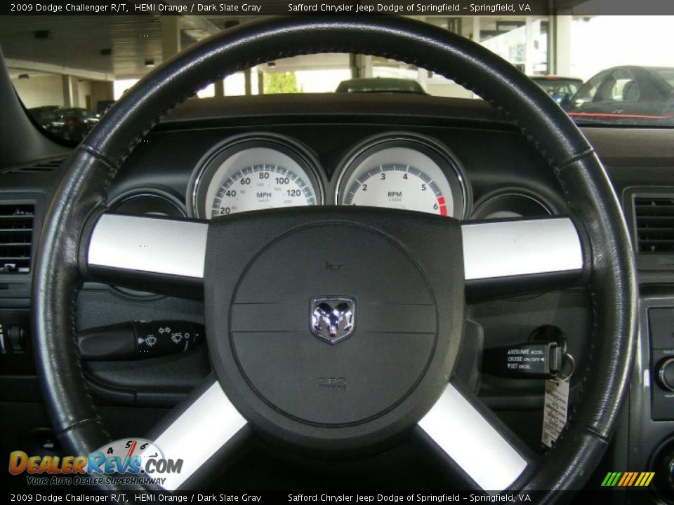 2009 Dodge Challenger R/T Steering Wheel Photo #13