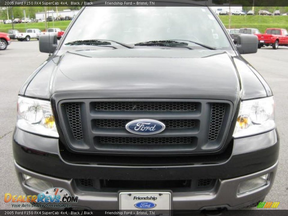 2005 Ford F150 FX4 SuperCab 4x4 Black / Black Photo #3
