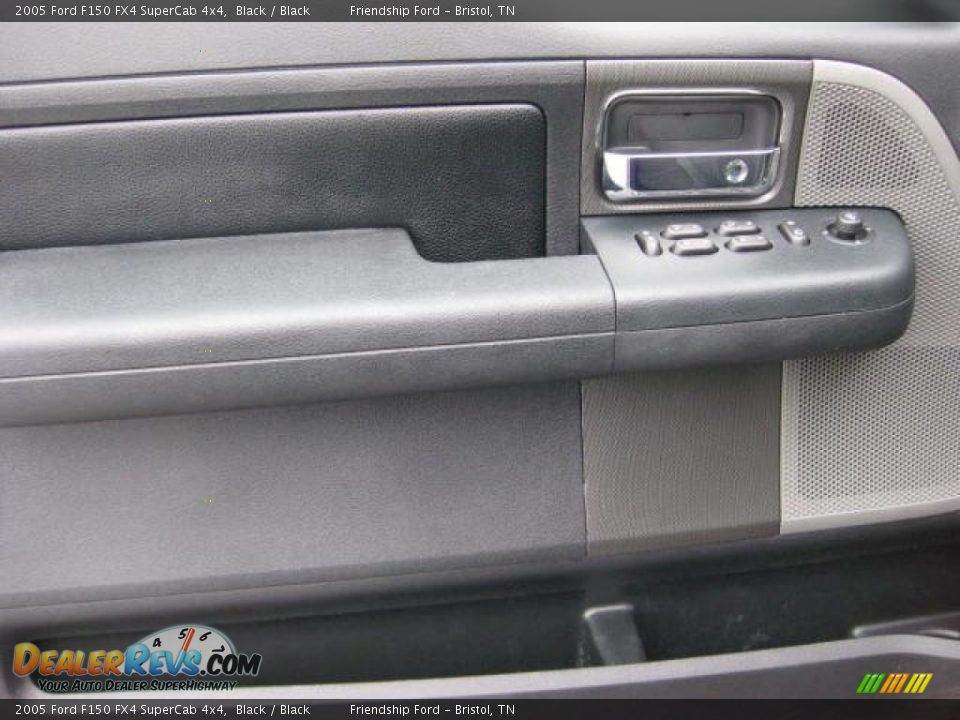 2005 Ford F150 FX4 SuperCab 4x4 Black / Black Photo #15