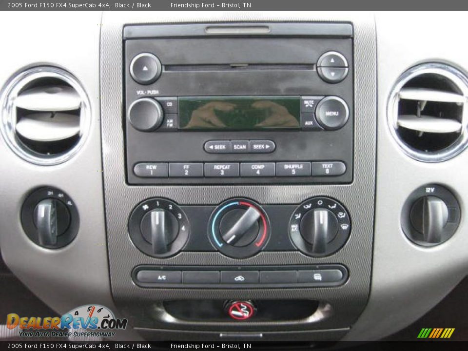 2005 Ford F150 FX4 SuperCab 4x4 Black / Black Photo #20